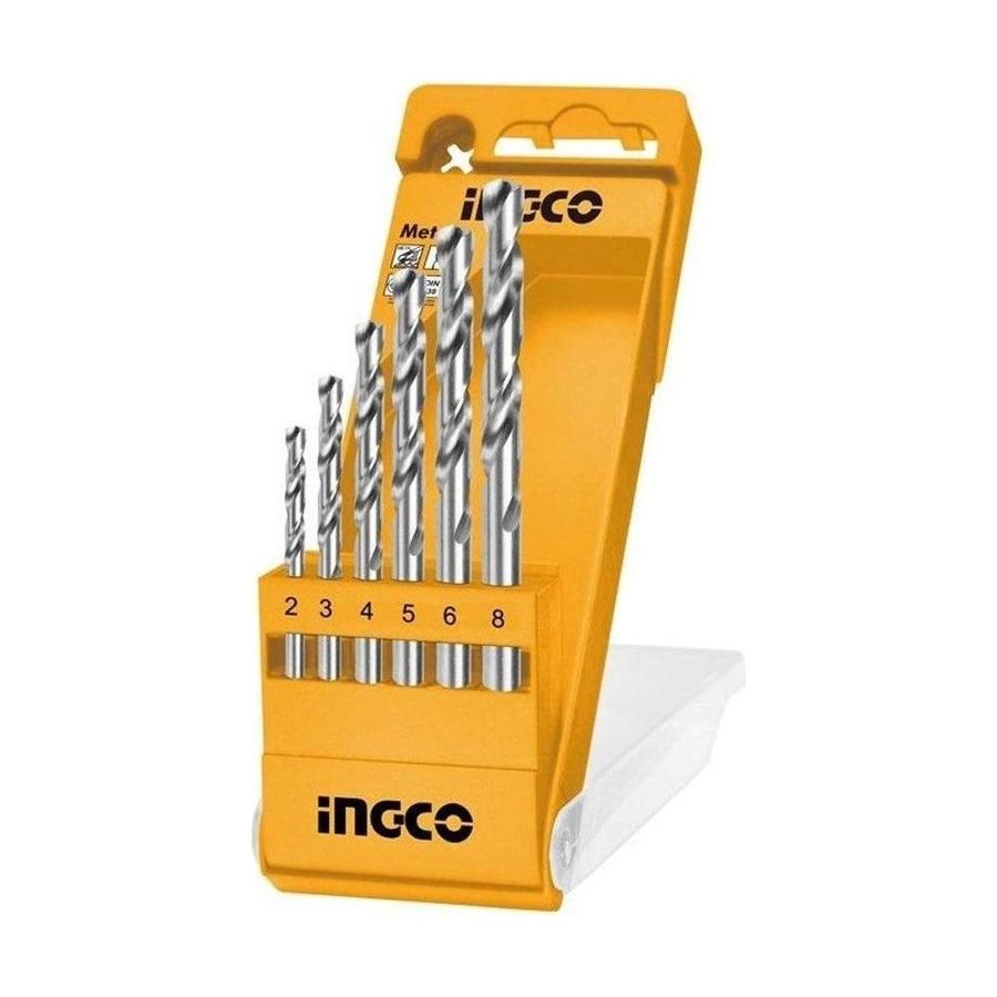 Ingco Ingco AKD1055 Metal Drill Bits 6 Pcs Set, Power Tools Bits, Blades & Discs — Southend Philippines