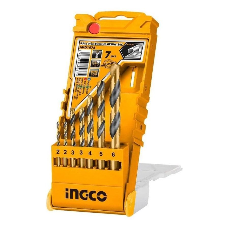 Ingco Ingco AKD1075 Metal Drill Bits 7 Pcs Set, Power Tools Drills & Drivers — Southend Philippines