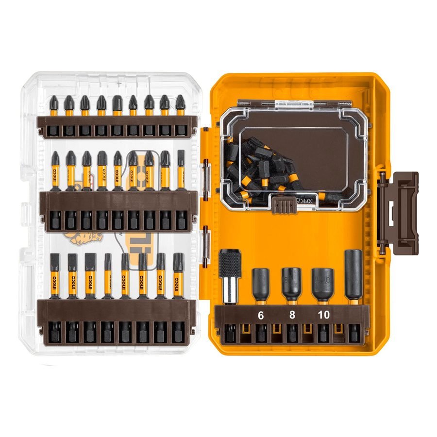 Ingco Ingco AKDL25106 Impact Screwdriver Bit Set 51PCS, Power Tools Bits & Blades — Southend Philippines