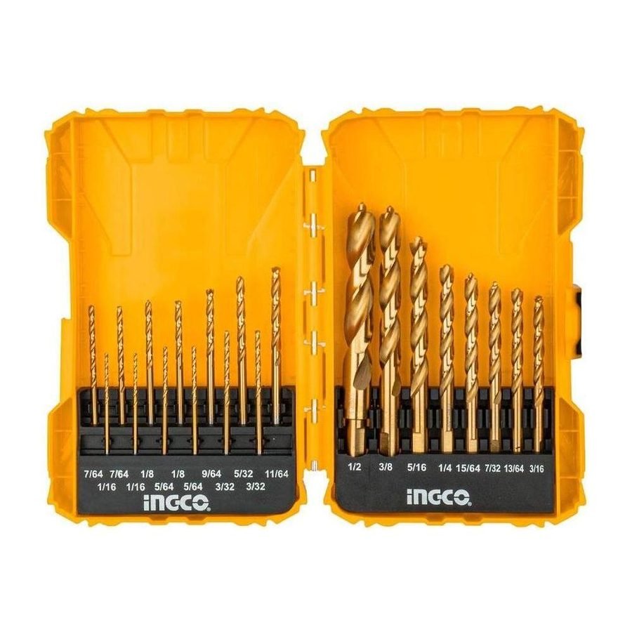 Ingco Ingco AKDL52101 Titanium Drill Bits 21 Pcs Set CP, Power Tools Drills & Drivers — Southend Philippines