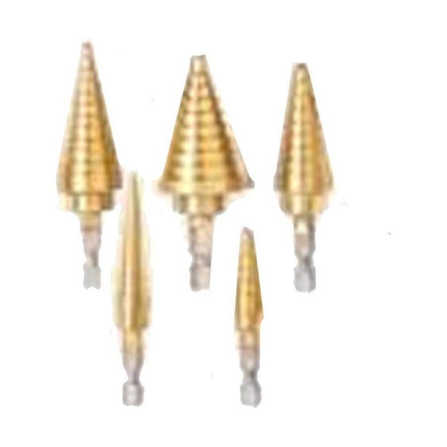 Ingco Ingco AKSDS2051 Step Drill Bit 5 Pcs Set, Power Tools Drills & Drivers — Southend Philippines