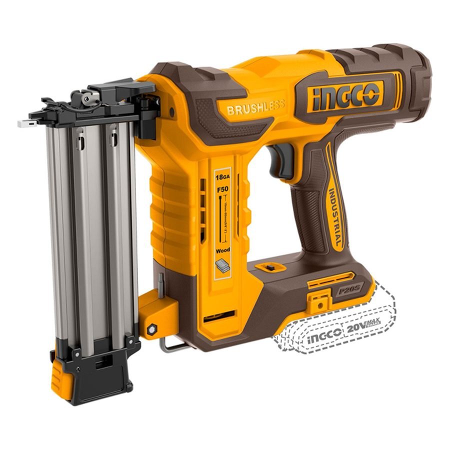 Ingco Ingco CBNLI5005 Cordless Brad Nailer 20V (Bare), Power Tools Nailers & Staplers — Southend Philippines