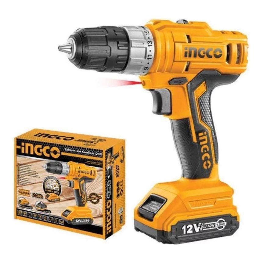 Ingco Ingco CDLI1221 20V Cordless Li-Ion Cordless Drill, Power Tools Drills & Drivers — Southend Philippines