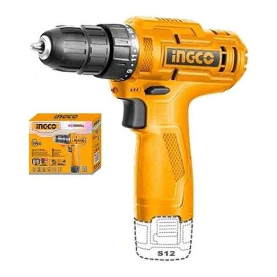 Ingco Ingco CDLI12428 Li-Ion Cordless Drill 20V, Power Tools Drills & Drivers — Southend Philippines