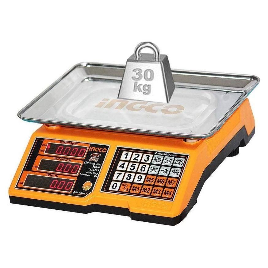Ingco Ingco CES1223 12V Cordless Li-Ion Weighing Scale 12V, Power Tools Batteries & Chargers — Southend Philippines