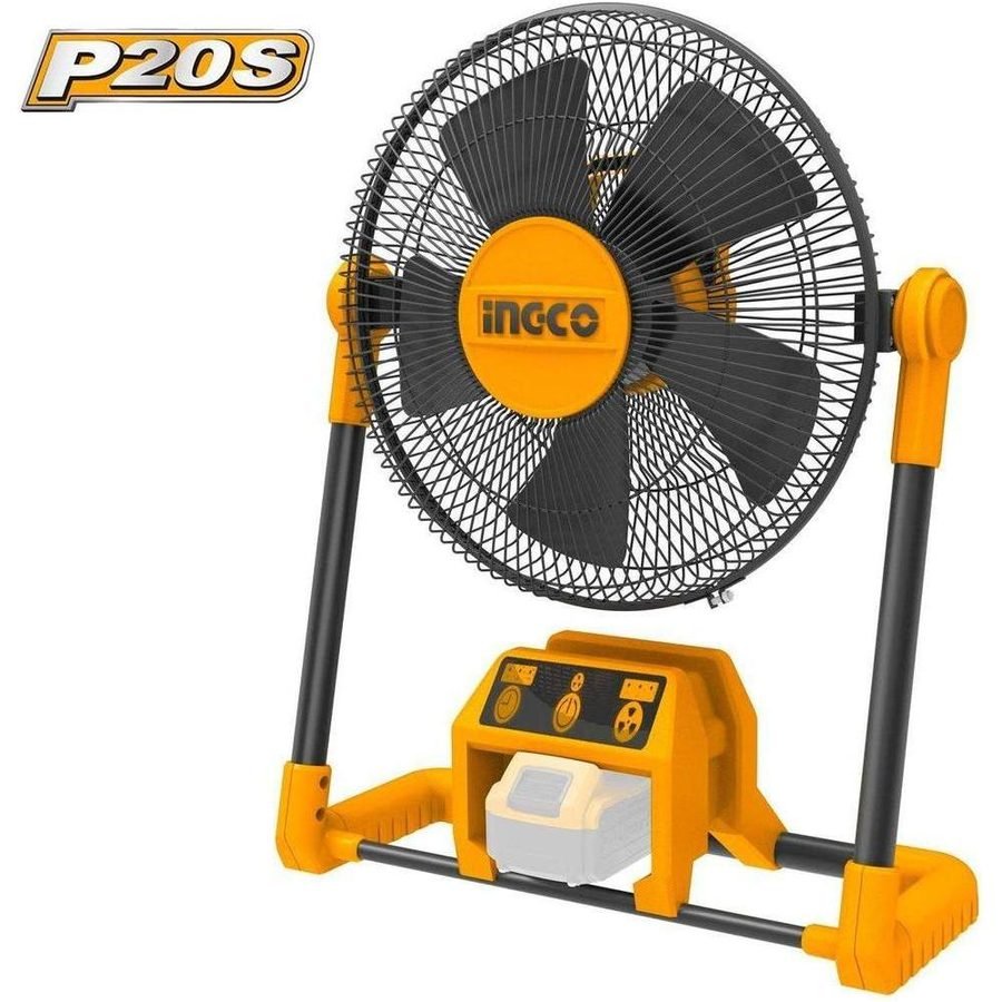 Ingco Ingco CFALI2001 20V Cordless Li-Ion Fan 20v 12", Power Tools Batteries & Chargers — Southend Philippines