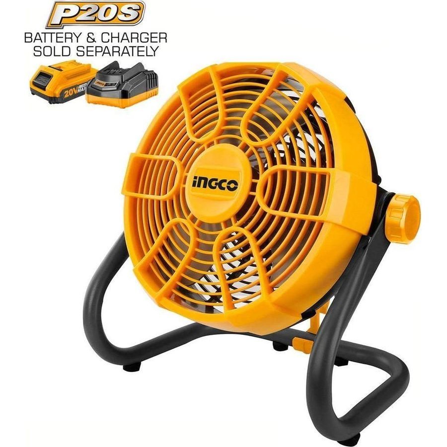 Ingco Ingco CFALI2002 20V Cordless Li-Ion Fan 20V 11", Power Tools Batteries & Chargers — Southend Philippines