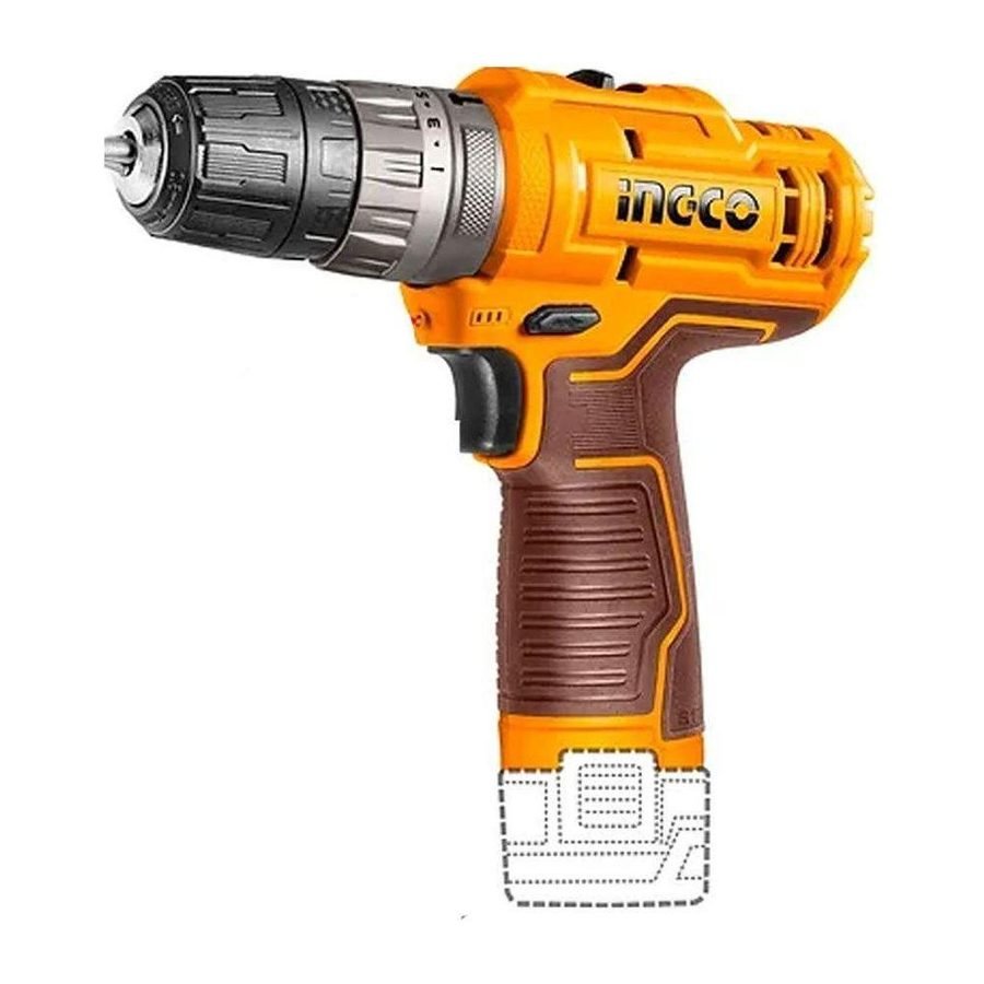 Ingco Ingco CIDLI12202 Li-Ion Impact Drill 12V, Power Tools Drills & Drivers — Southend Philippines