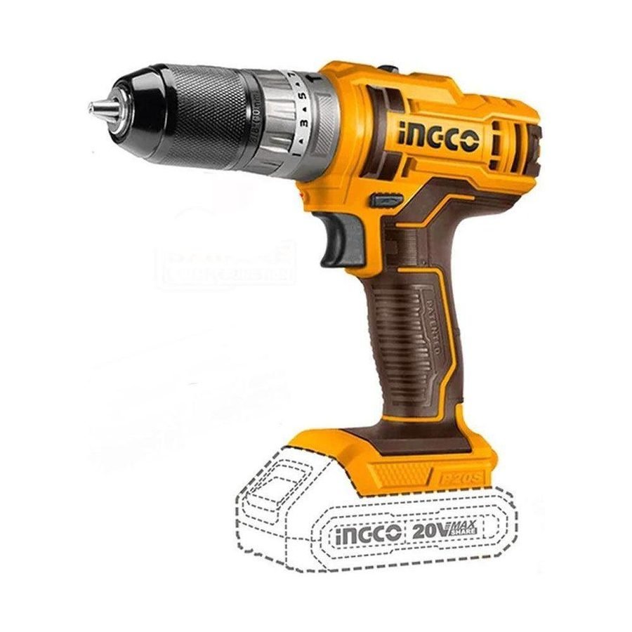 Ingco Ingco CIDLI201452 Li-Ion Impact Drill 20V, Power Tools Drills & Drivers — Southend Philippines