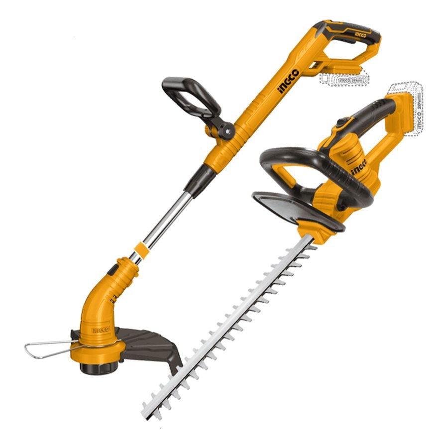 Ingco Ingco COSLI240585 Cordless Grass & Hedge Trimmer Combo Kit 20V 2.0AH, Power Tools Routers & Planers — Southend Philippi