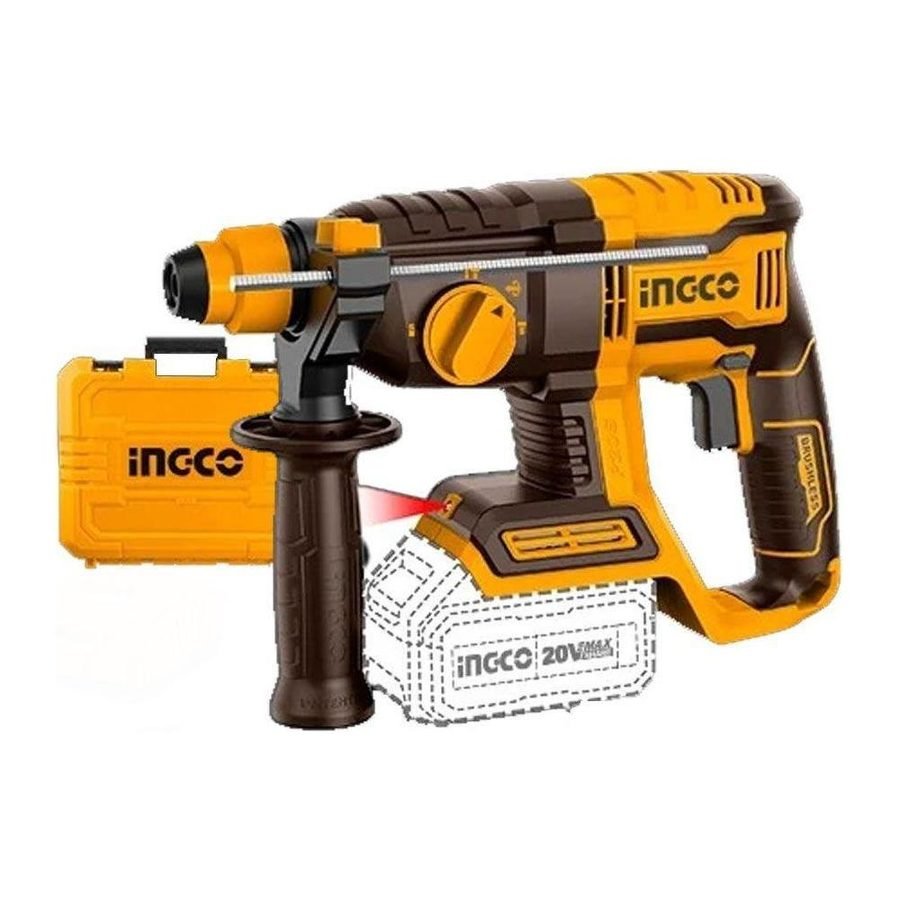 Ingco Ingco CRHLI202081 Li-Ion Rotary Hammer 20V, Power Tools Rotary & Demolition — Southend Philippines