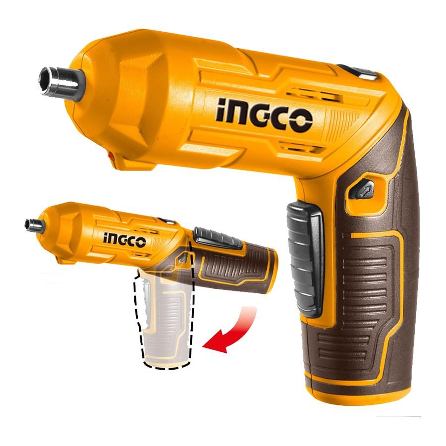 Ingco Ingco CSDLI04425 Cordless Li-Ion Screwdriver Set 4V 24PCS, Power Tools Batteries & Chargers — Southend Philippines