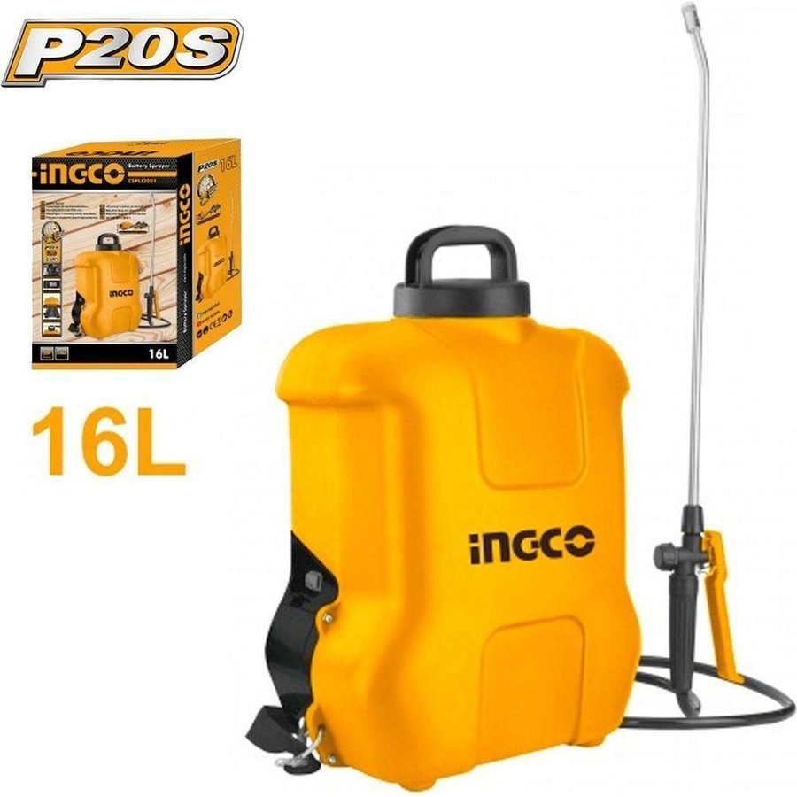 Ingco Ingco CSPLI2001 20V Cordless Knapsack Sprayer 16L (Bare), Power Tools — Southend Philippines