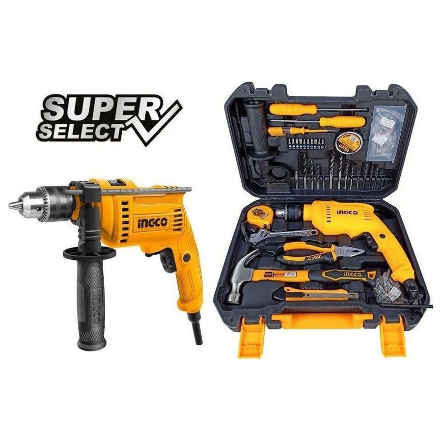 Ingco Ingco HKTHP11151 Impact Drill With 115 PCS Tool Set 680W (SS), Power Tools Drills & Drivers — Southend Philippines