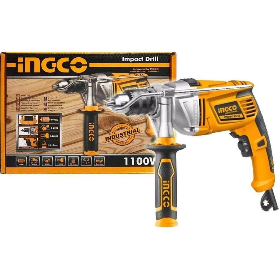Ingco Ingco ID11008 Impact Drill 1100W 13mm, Power Tools Drills & Drivers — Southend Philippines
