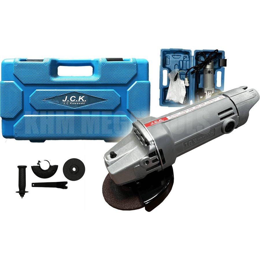 Kawasaki JC Kawasaki SP3100C+ Angle Grinder 4" With Case 570W, Power Tools Grinders — Southend Philippines