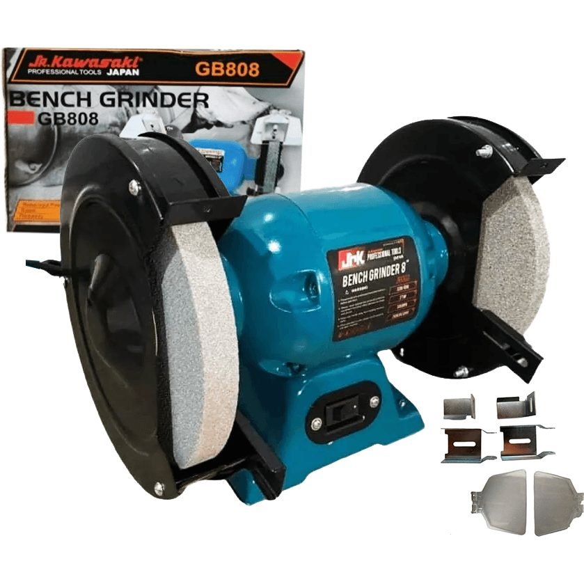 Kawasaki JR Kawasaki JRKBG8 Bench Grinder 8" 375W (GB808), Power Tools Grinders — Southend Philippines