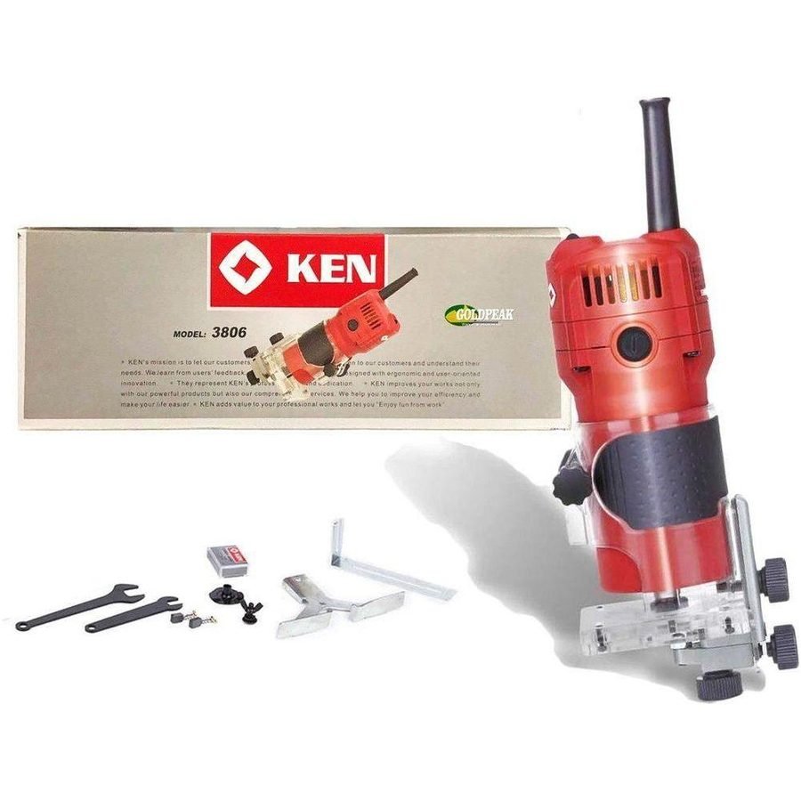 Ken 3806 Palm Router / Trimmer 550W 1/4", Power Tools Routers & Planers — Southend Philippines