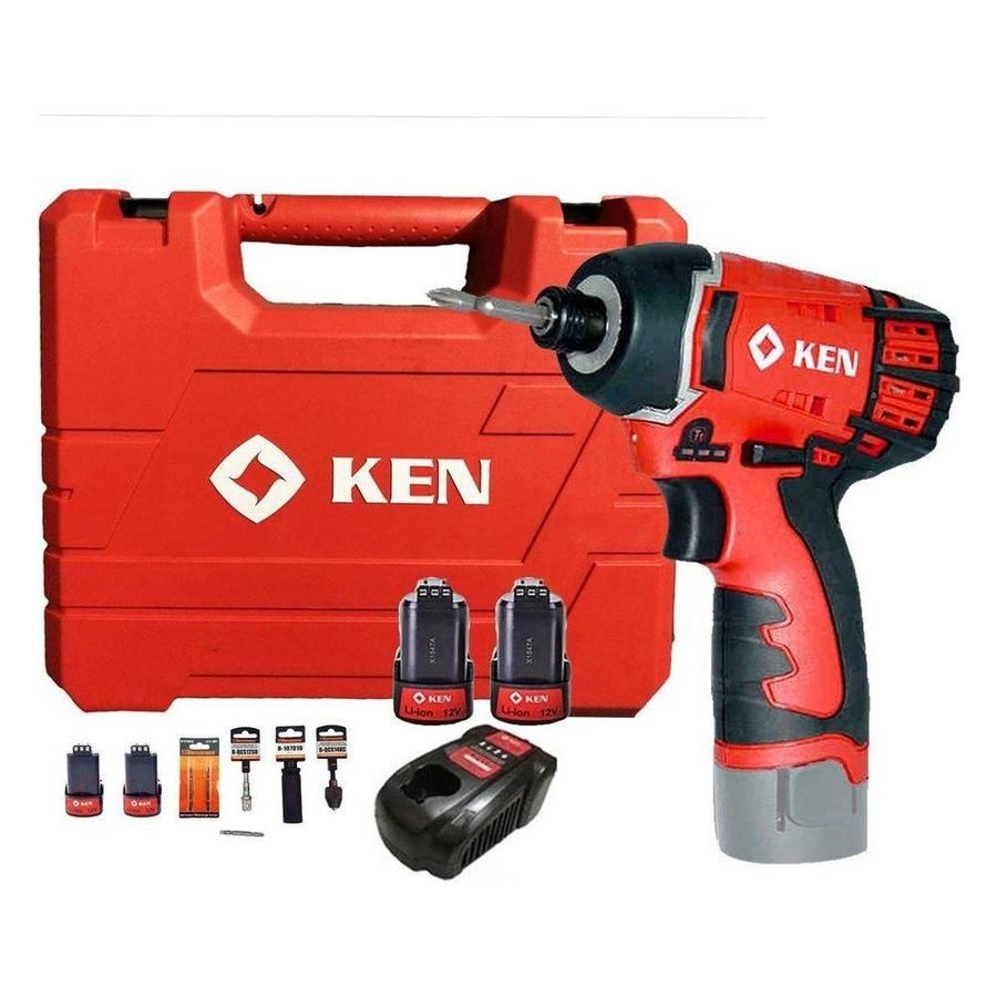Ken BL6412D 12V Cordless Impact Driver Set, Power Tools Drills & Drivers — Southend Philippines