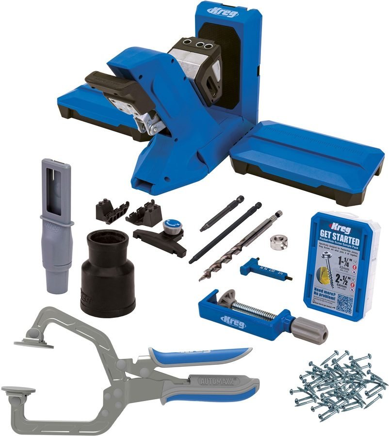 Kreg KREG® Pocket Hole Jig Kit W/Wood Project Clamp, Power Tools — Southend Philippines
