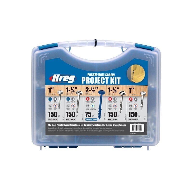 Kreg KREG® Pocket Hole Screw Project Kit, Power Tools — Southend Philippines