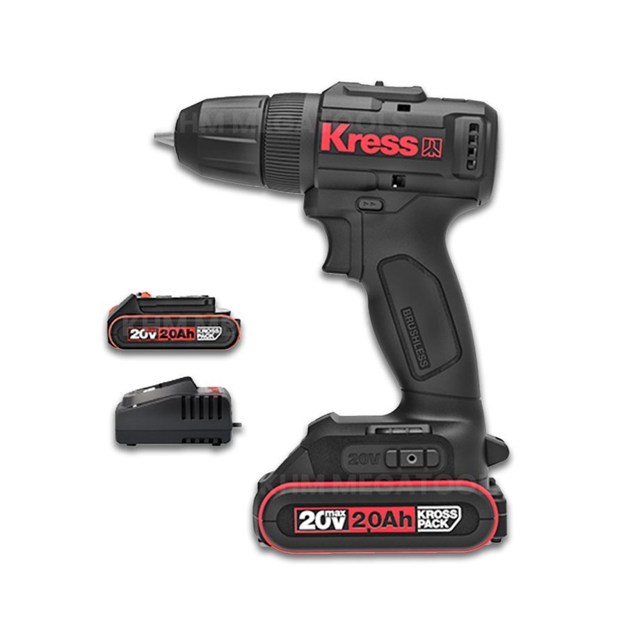 Kress Kress KU211 Cordless Drill Li-Ion 20V, Power Tools Drills & Drivers — Southend Philippines