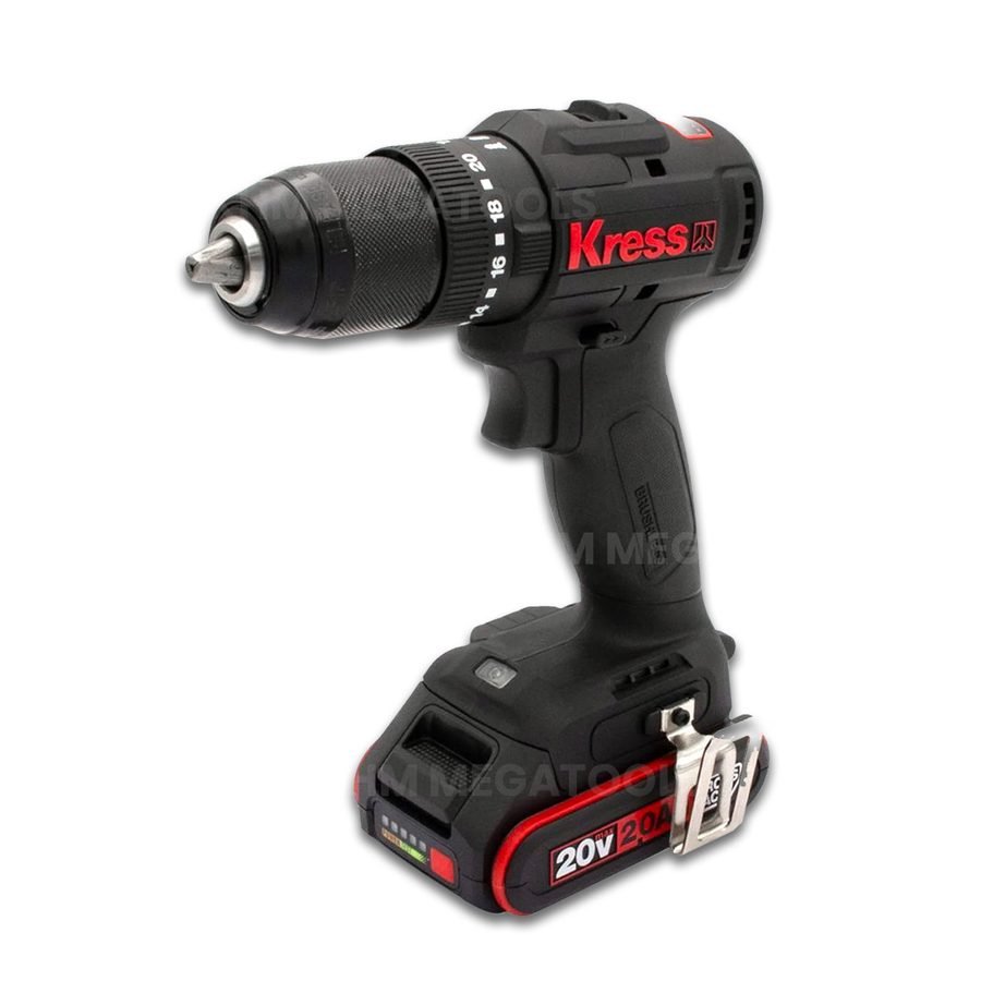 Kress Kress KU366 Cordless Brushless Impact Drill 20V, Power Tools Drills & Drivers — Southend Philippines