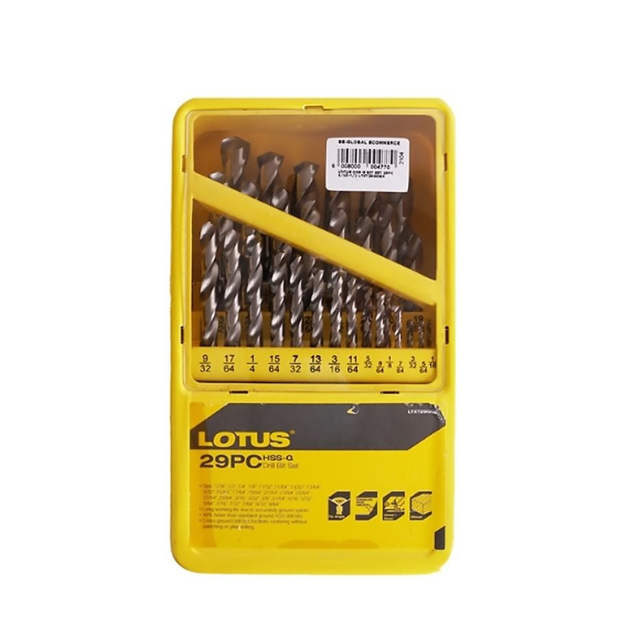Lotus Lotus HSS-G Drill Bit Set, Power Tools Drills & Drivers — Southend Philippines