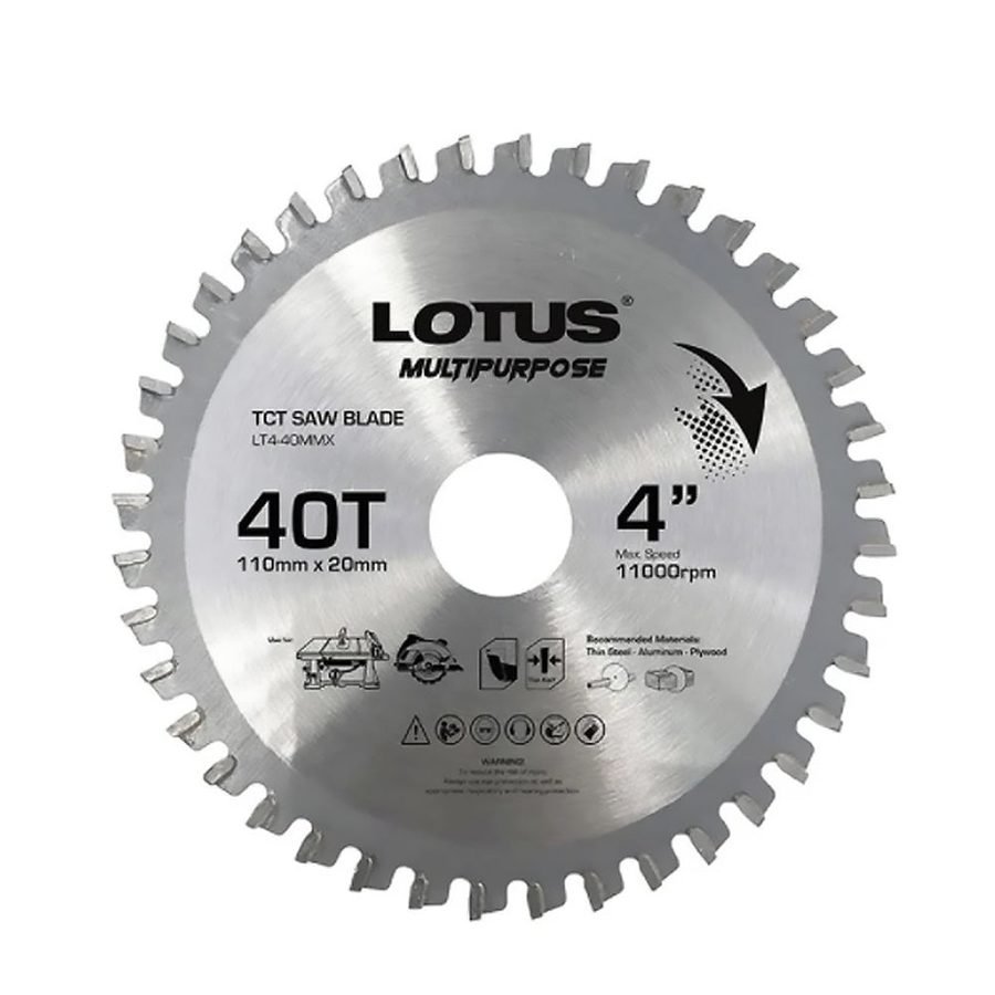 Lotus Lotus LT4-40MMX TCT Circular Saw Blade (Multi), Power Tools Saws — Southend Philippines