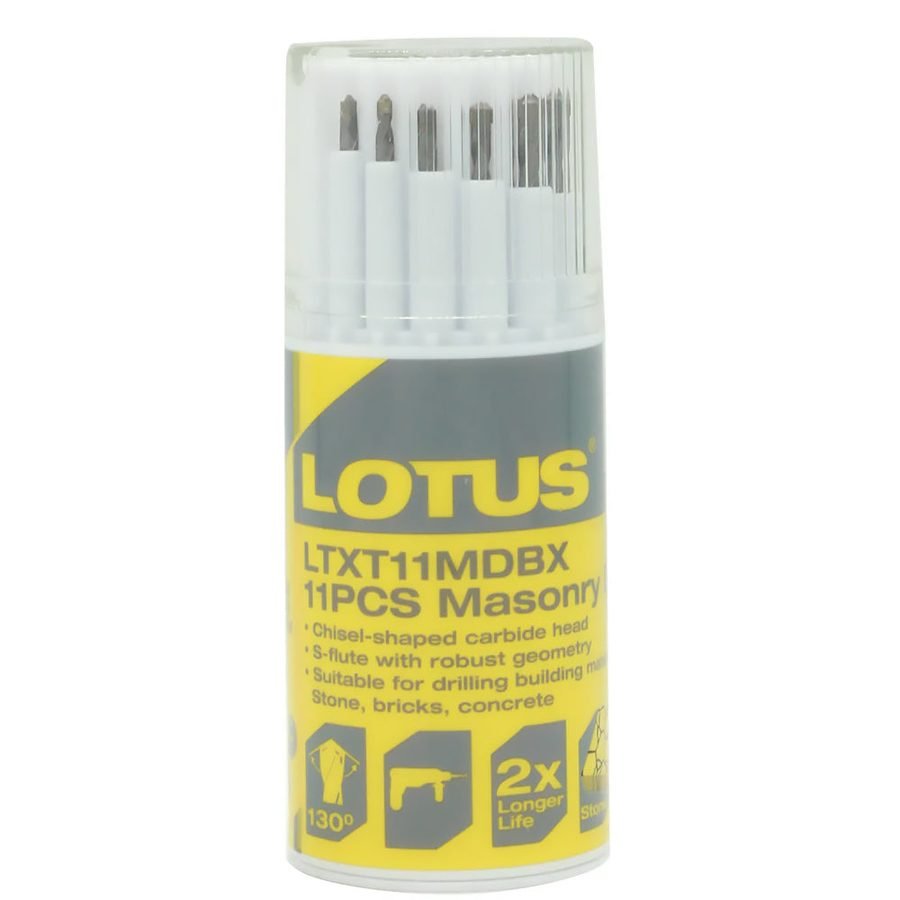 Lotus Lotus Masonry Bit Set, Power Tools Bits & Blades — Southend Philippines