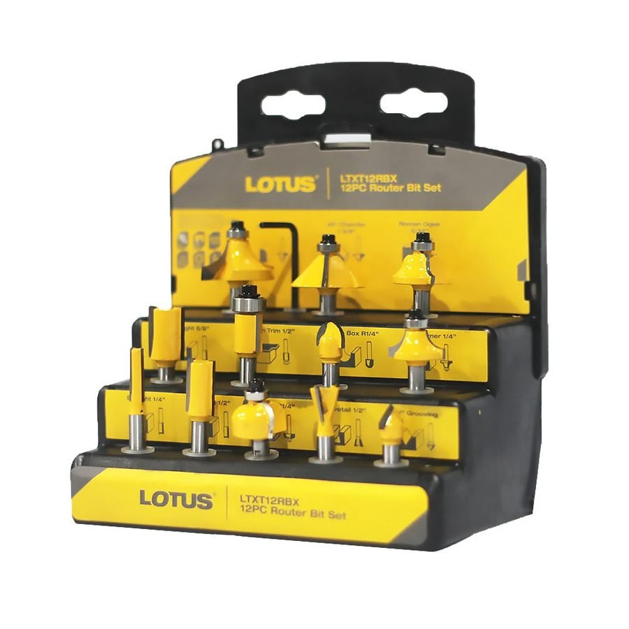 Lotus Lotus Router Bit Set, Power Tools Routers & Planers — Southend Philippines