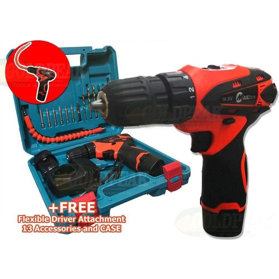 Mailtank 16.8V Cordless Drill - Driver With Flexible Driver, Power Tools Drills & Drivers — Southend Philippines