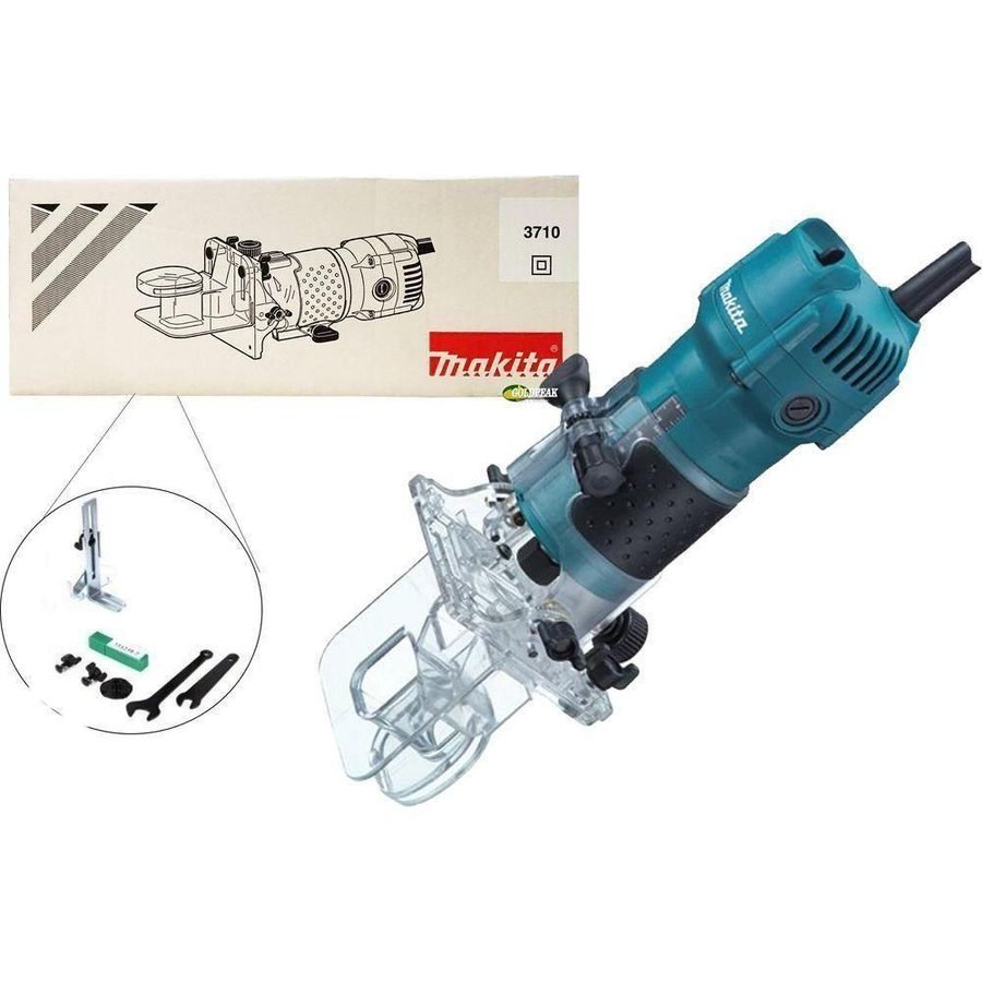 Makita Makita 3710 Palm Router 1/4" 530W, Power Tools Routers & Planers — Southend Philippines