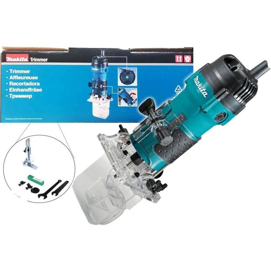 Makita Makita 3712 Palm Router 1/4" 530W (Soft Start), Power Tools Routers & Planers — Southend Philippines