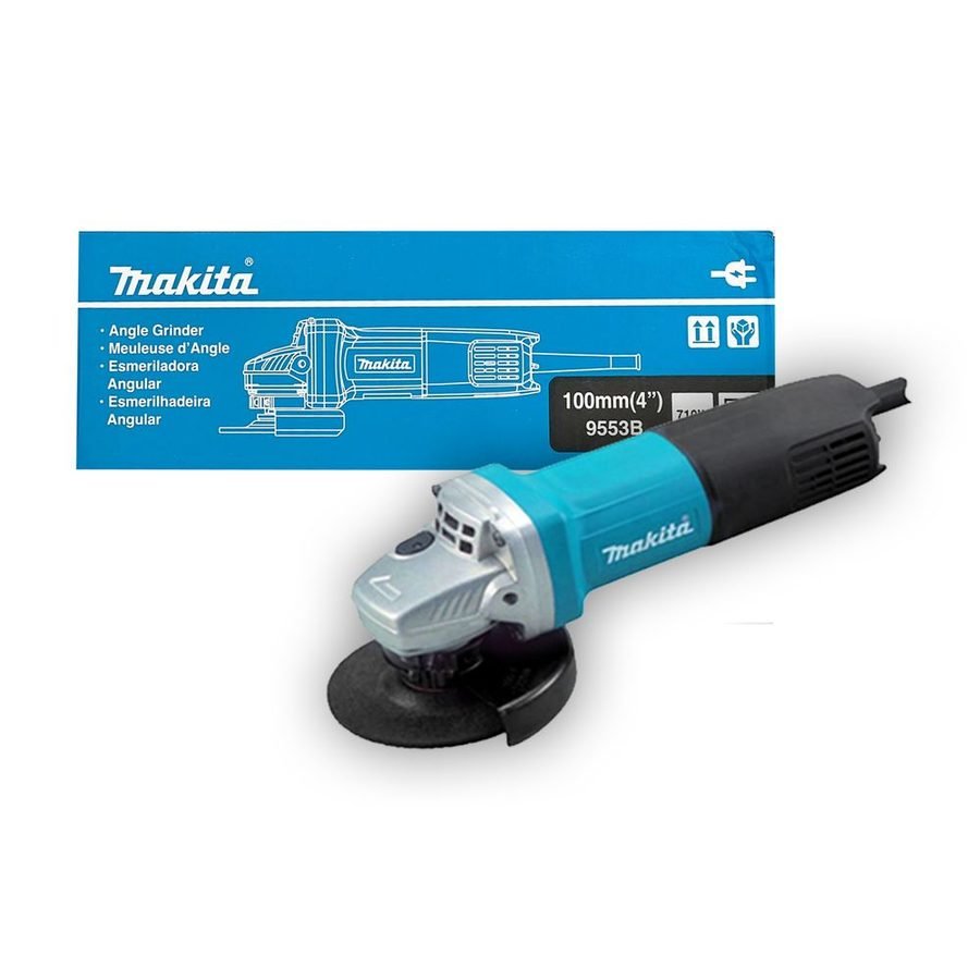 Makita Makita 9553B 4" Angle Grinder 710W, Power Tools Grinders — Southend Philippines
