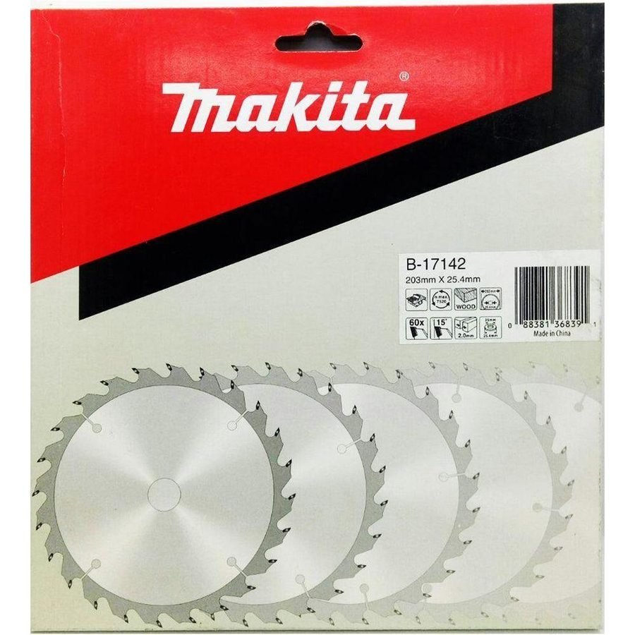Makita Makita B-17142 Circular Saw Blade 8" X 60T For Wood, Power Tools Saws — Southend Philippines