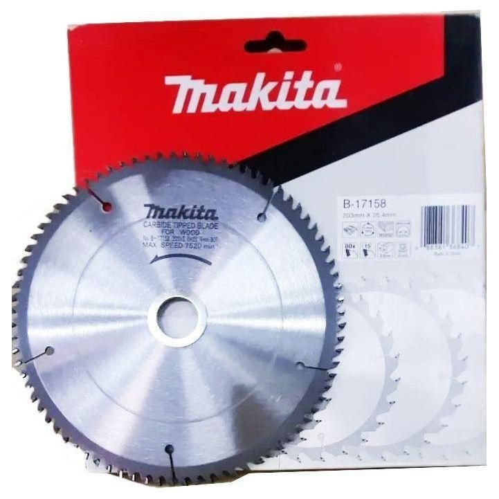 Makita Makita B-17158 Circular Saw Blade 8" X 80T For Wood, Power Tools Saws — Southend Philippines