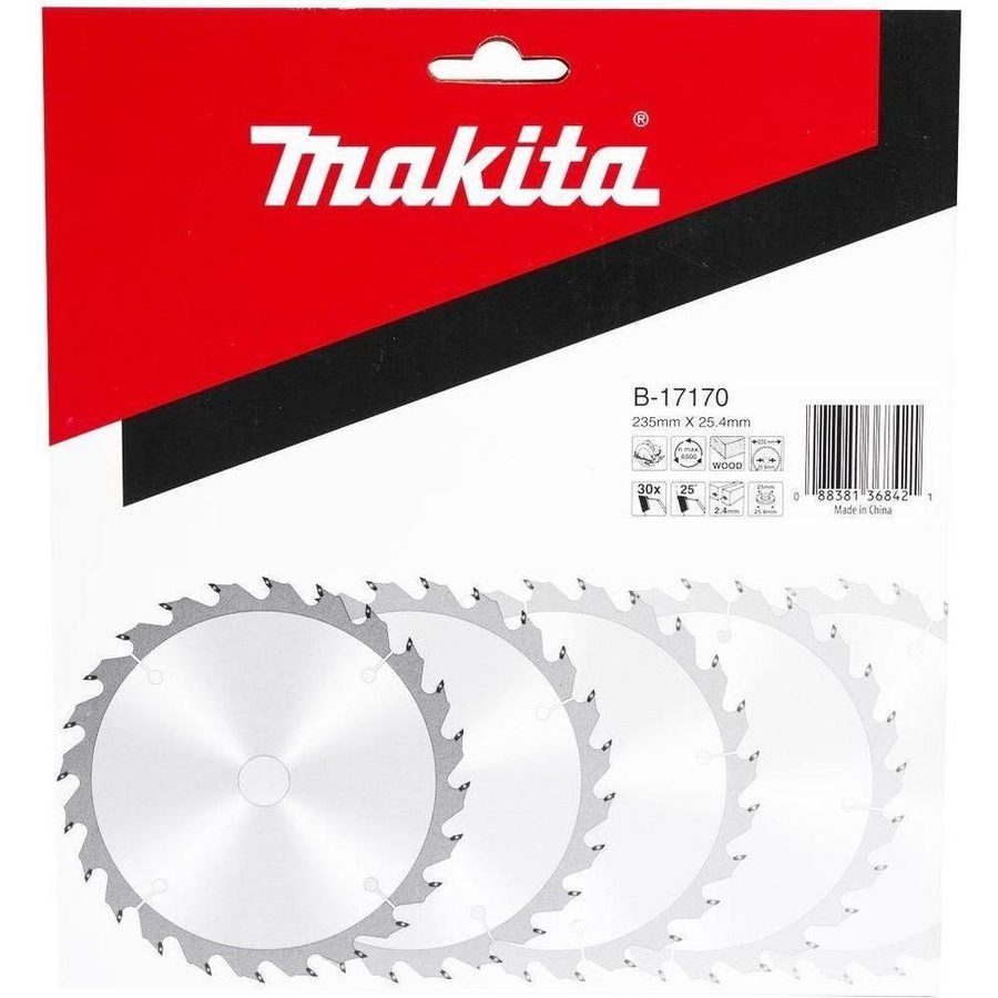 Makita Makita B-17170 Circular Saw Blade 9" X 30T For Wood, Power Tools Saws — Southend Philippines