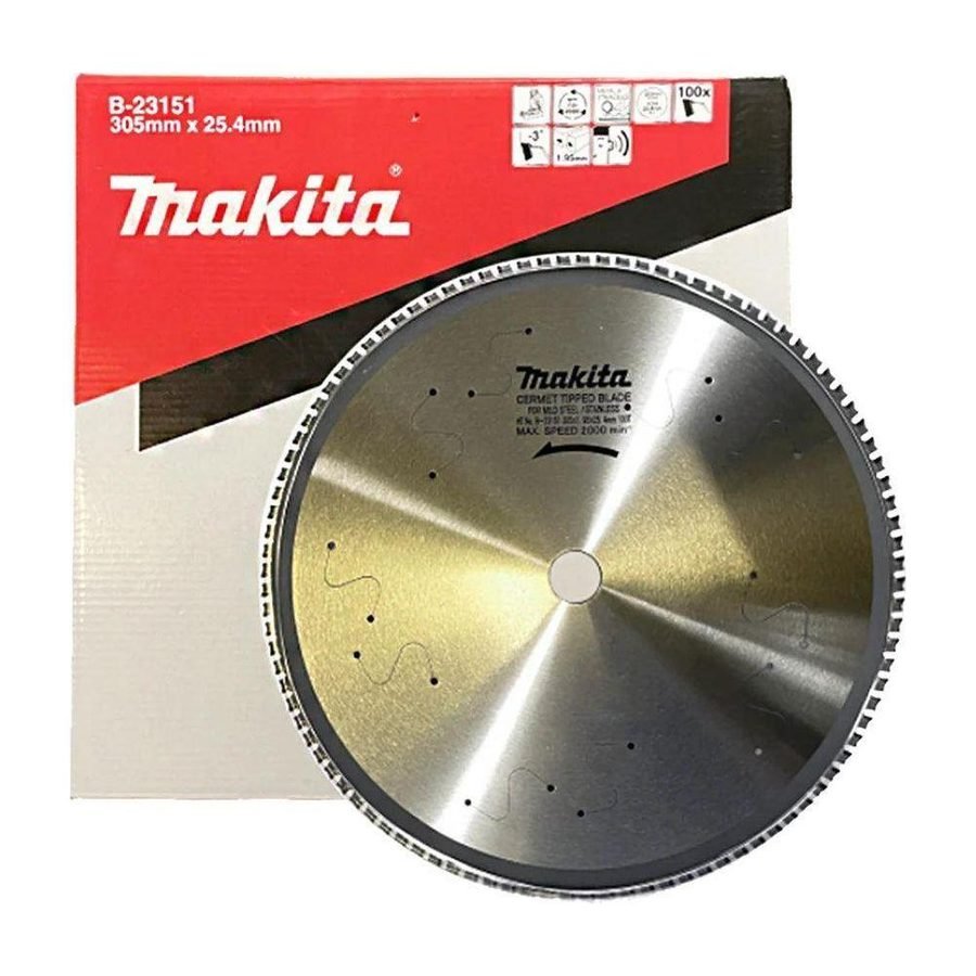 Makita Makita B-23151 Circular Saw Blade 12"X 100T For Thin Stainless Steel / L, Power Tools Saws — Southend Philippines