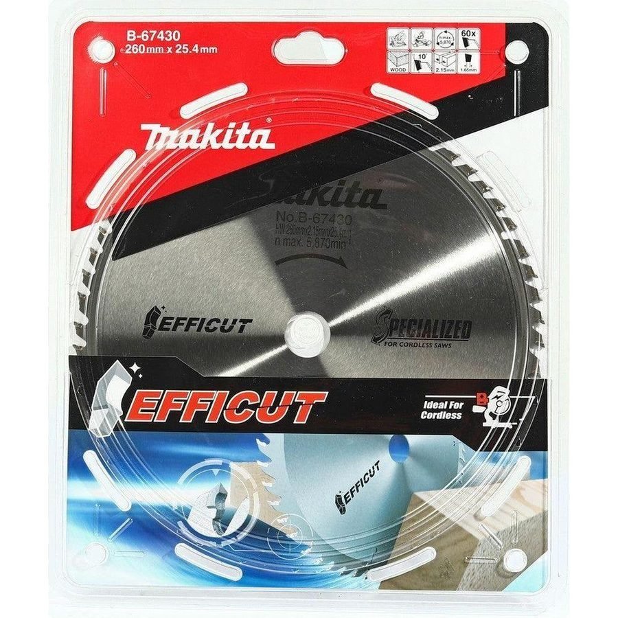 Makita Makita B-67430 Circular Saw Blade 10" X 60T For Wood, Power Tools Saws — Southend Philippines