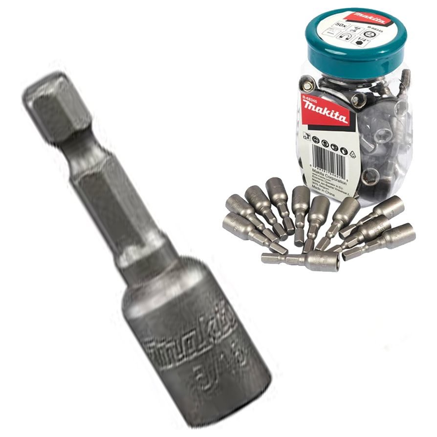 Makita Makita B-68345 8mm Nut Setter 1/4" Hex 50 Pcs (NZ), Power Tools Drills & Drivers — Southend Philippines