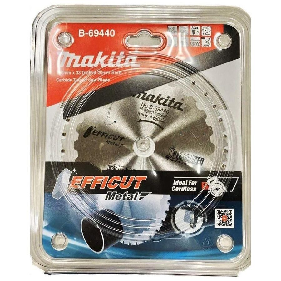 Makita Makita B-69440 Circular Saw Blade 5-29/32" X 33T For Metal, Power Tools Saws — Southend Philippines