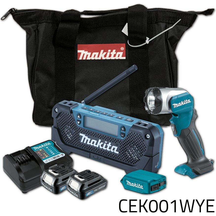 Makita Makita CEK001WYE 12V Cordless Emergency Kit (CXT), Power Tools — Southend Philippines