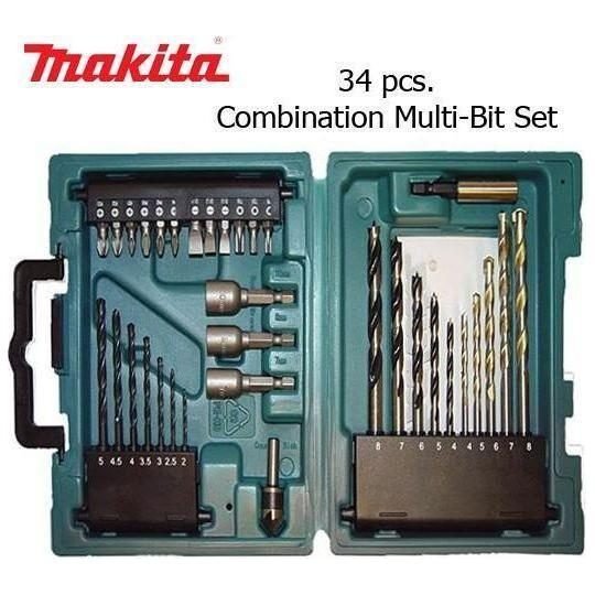 Makita Makita D-36980 34 Piece Combination Drill Bit Set, Power Tools Drills & Drivers — Southend Philippines
