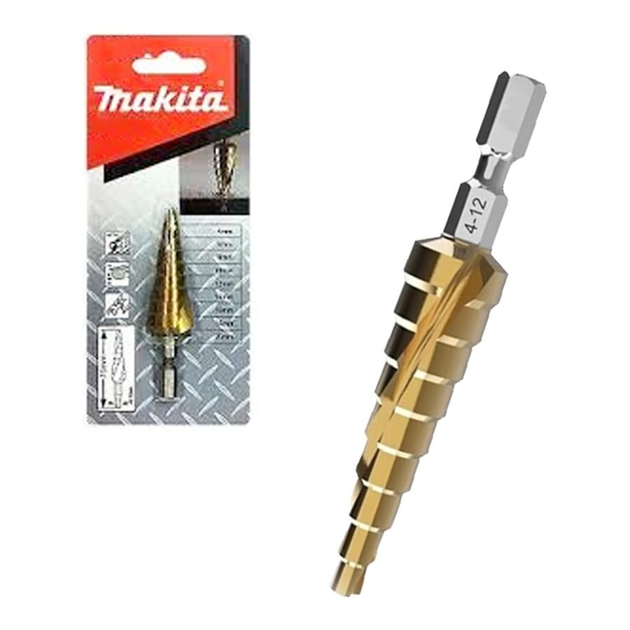 Makita Makita D-46436 Step Drill Bit 1/4" 4-12mm, Power Tools Drills & Drivers — Southend Philippines