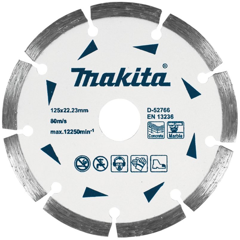 Makita Makita D-52766 Diamond Cut Off Wheel 5" Segmented (Dry), Power Tools Saws — Southend Philippines