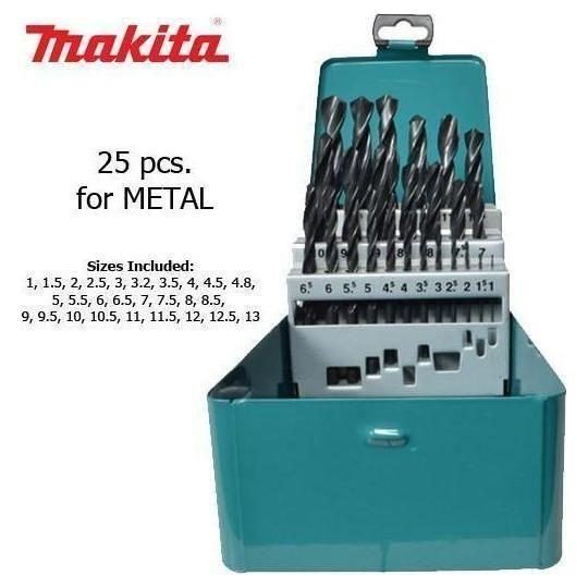 Makita Makita D-54097 HSS-R Metal Drill Bit Set 25 Pcs., Power Tools Drills & Drivers — Southend Philippines