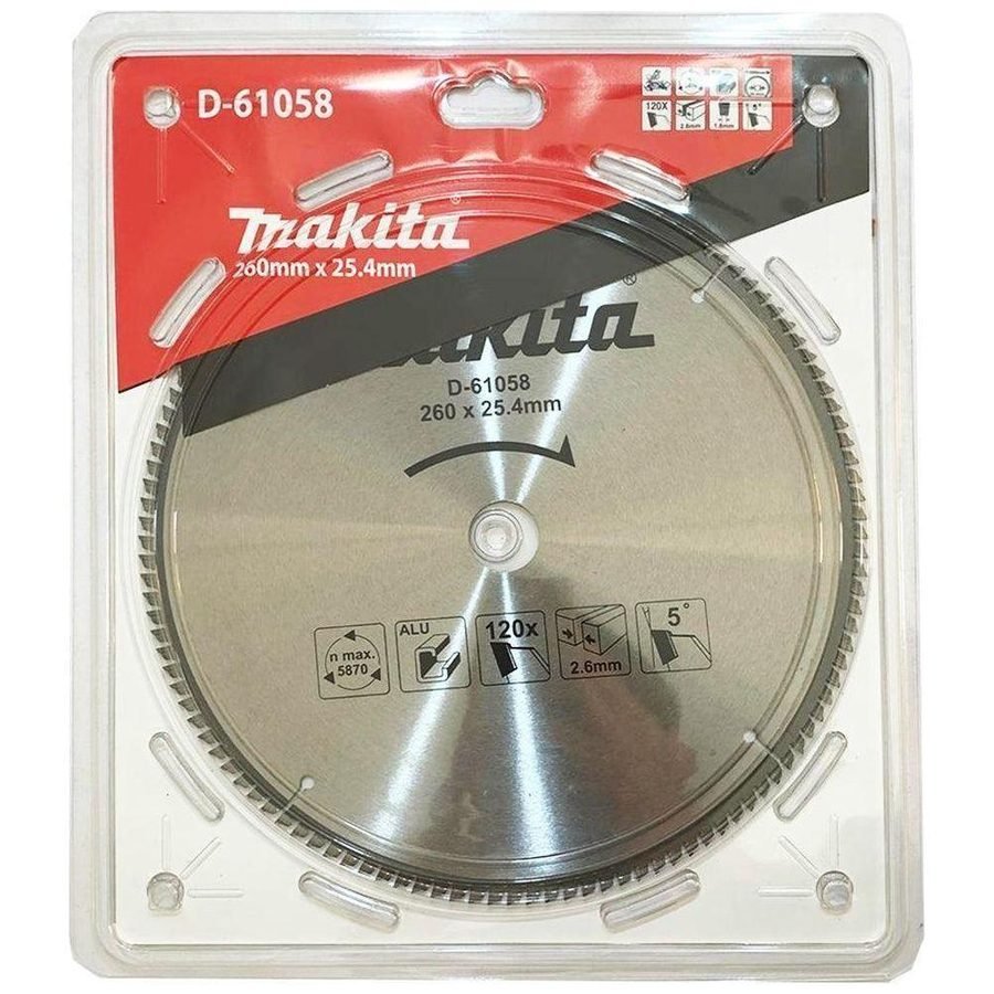 Makita Makita D-61058 Circular Saw Blade 10" X 120T For Aluminum, Power Tools Saws — Southend Philippines