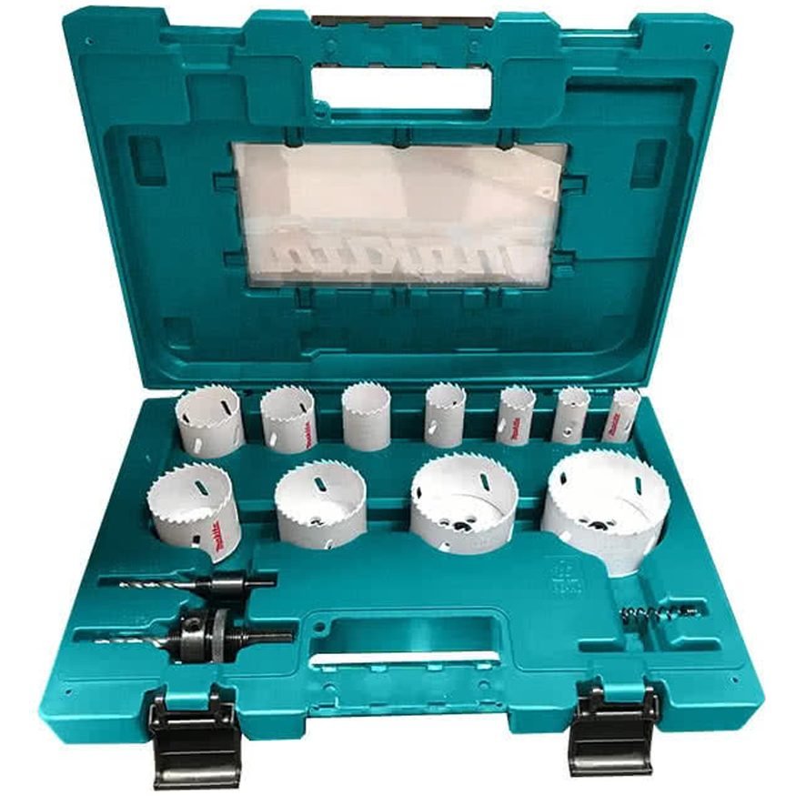 Makita Makita D-63971 Bi-Metal Hole Saw Drill Bit Plumber Tool Set 14 Pcs, Power Tools Drills & Drivers — Southend Philippine