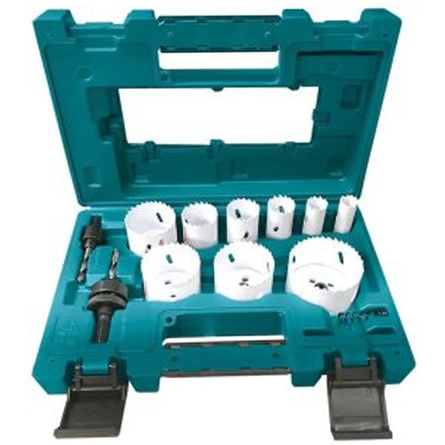 Makita Makita D-63987 Bi-Metal Hole Saw Drill Bit Electrician Tool Set 12 Pcs, Power Tools Drills & Drivers — Southend Philip